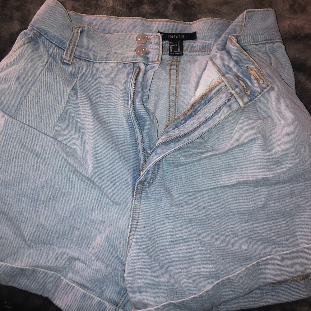 High waisted Jean shorts